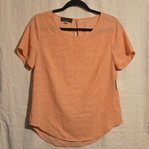 Simply‎ Styled Coral Short Sleeve Blouse
